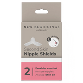 New Beginnings Second Skin Nipple Shields Large 2 Pack